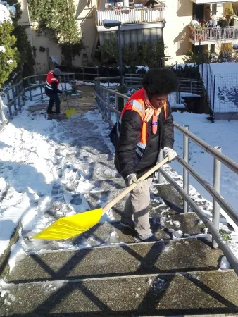 I ragazzi del CARA e la neve  |  | CARA