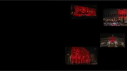 I monumenti illuminati di rosso durante la Red Week di ACS / ACS Italia