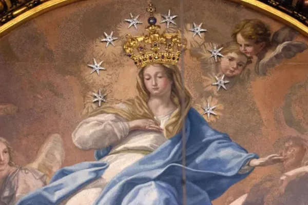 Madonna, Vergine Immacolata, nella Cappella del Coro nella Basilica di San Pietro / Credit Daniel Ibañez/ EWTN ACIGroup