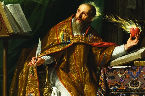 Sant'Agostino ritratto in un dipinto / Credit pd