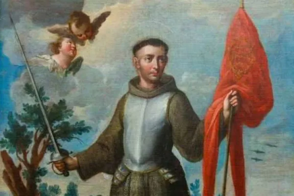 Il santo in una rappresentazione pittorica / Credit pd