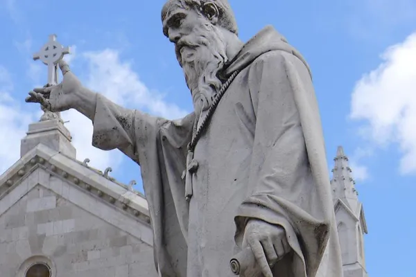 Statua di San Benedetto da Norcia / Credit pd