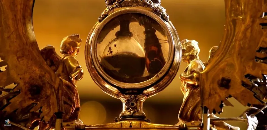 L'ampolla del sangue di San Gennaro | L'ampolla del sangue di San Gennaro | Credit Chiesa di Napoli