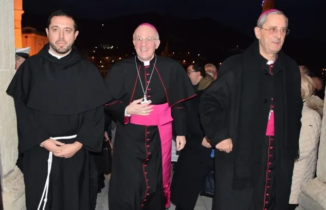 Alcune immagine della vista del Nunzio Alfred Xuereb ad Amantea | | www.webiamo.it