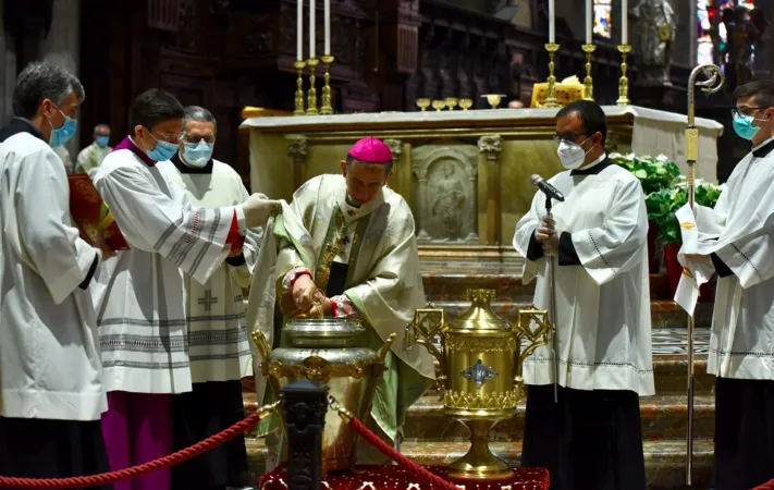 La celebrazione della messa crismale a Milano  |  | Chiesa di Milano