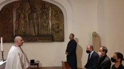 La Divina Liturgia ortodossa celebrata nella Cappella dell'Europa nella Basilica Vaticana il 24 maggio 2021 / Vatican News 