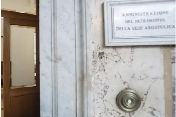 L'ingresso degli uffici APSA in Vaticano / Vatican Media