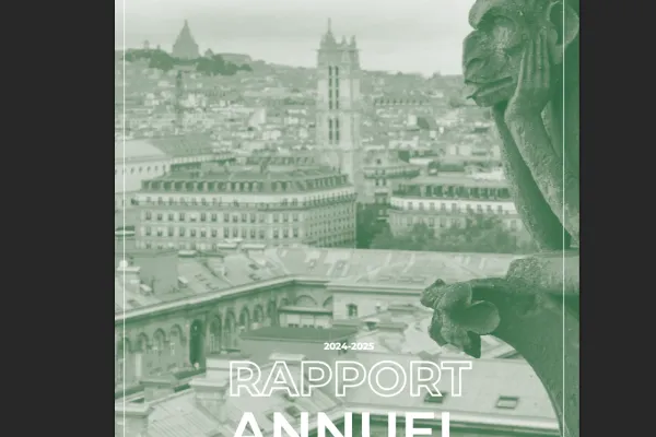 Copertina del rapporto annuale dell'arcidiocesi di Parigi / Arcidiocesi di Parigi