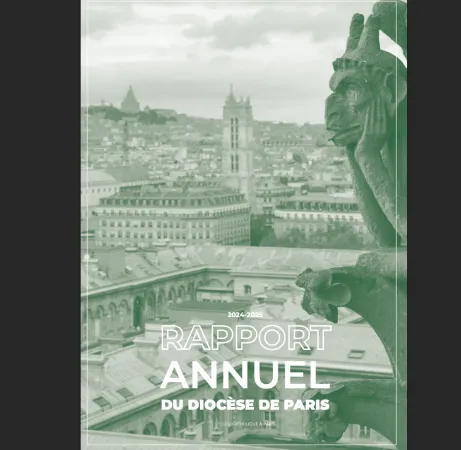 Rapporto Annuale Parigi | Copertina del rapporto annuale dell'arcidiocesi di Parigi | Arcidiocesi di Parigi
