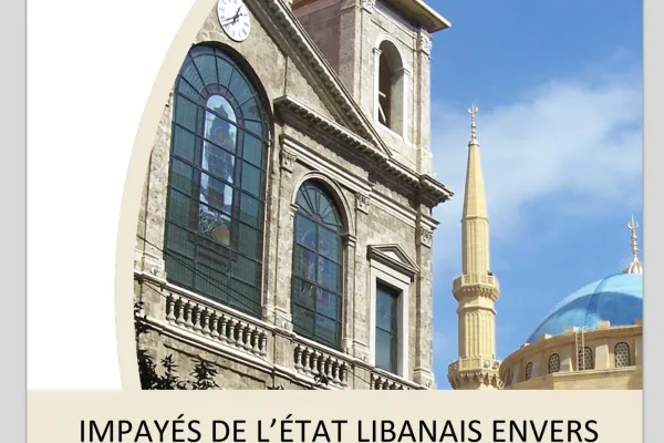 La copertina del rapporto sul Libano dell'Œuvre d'Orient / Œuvre d'Orient