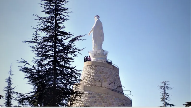 Nostra Signora di Harissa | La statua della Vergine Maria dal Santuario di Nostra Signora di Harissa | paul saad/Shutterstock (da archivio EWTN)