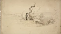 Un dipinto della prima evangelizzazione australiana / PD