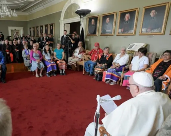 Papa Francesco in Canada con i nativi americani |  | Vatican Media