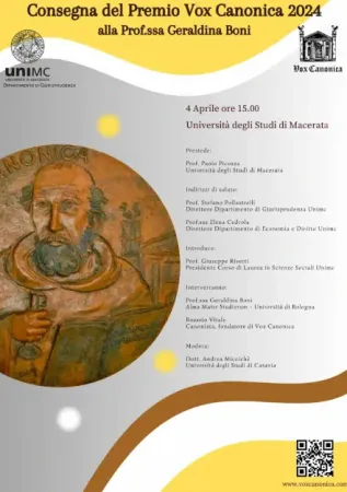 La locandina dell'evento |  | Vox Canonica