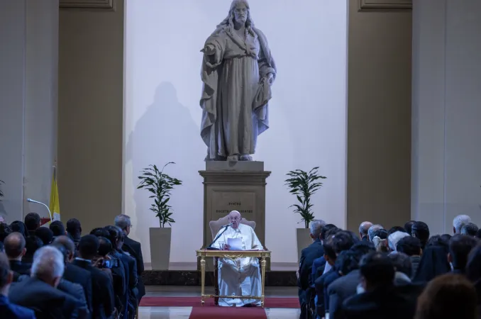 Papa Francesco alla Gregoriana | | Daniel Ibanez/ EWTN