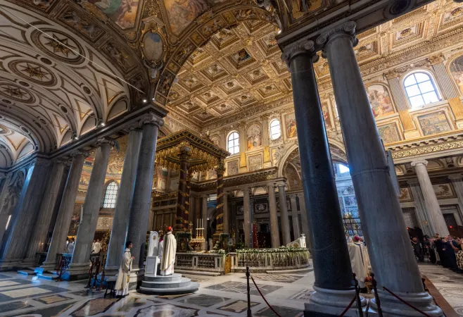 La celebrazione a Santa Maria Maggiore |  | Daniel Ibanez/ EWTN