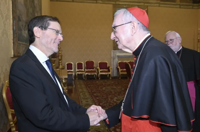 Papa Leone XIV e il presidente Isaac Herzog | | Vatican Media