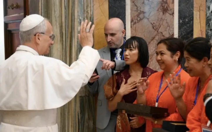 Papa Leone e gli indonesiani |  | Vatican Media