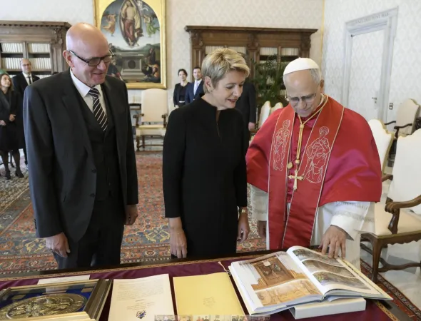 Papa Leone XIV e la Presidente della Confederazione elvetica |  | Vatican Media