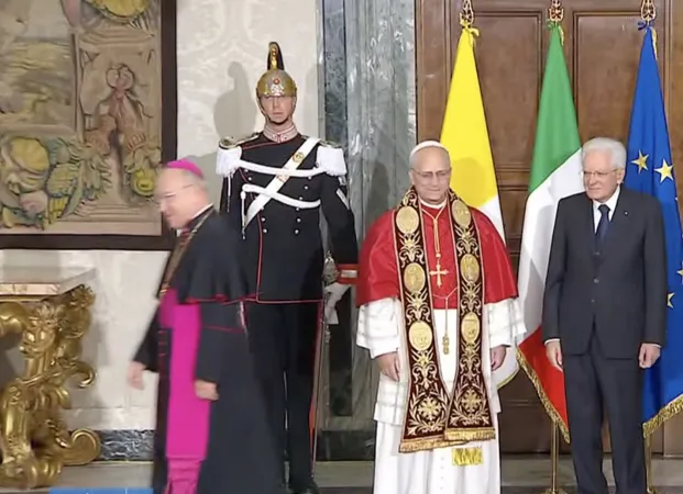 Leone XIV e Sergio Mattarella |  | Vatican Media