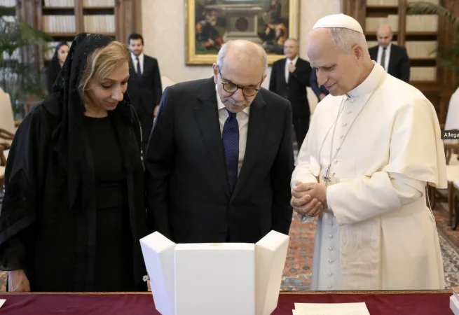 Papa Leone XIV e Nawaf Salam | | Vatican Media