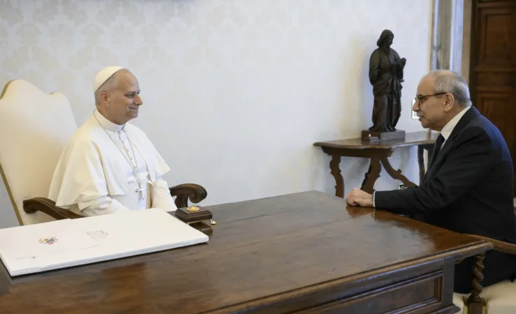 Papa Leone XIV e Nawaf Salam | | Vatican Media