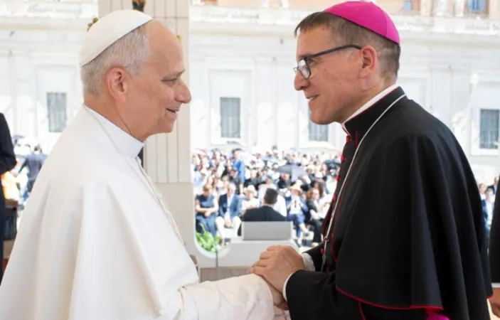 Il Papa e Monsignor Andrés Gabriel Ferrada Moreira |  | Vatican Media