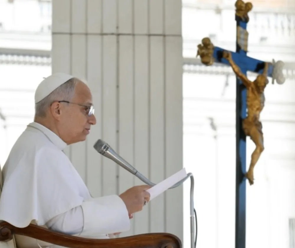 Leone XIV all' Udienza Generale