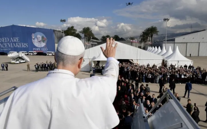 Papa Leone XIV saluta il Libano |  | Vatican Media