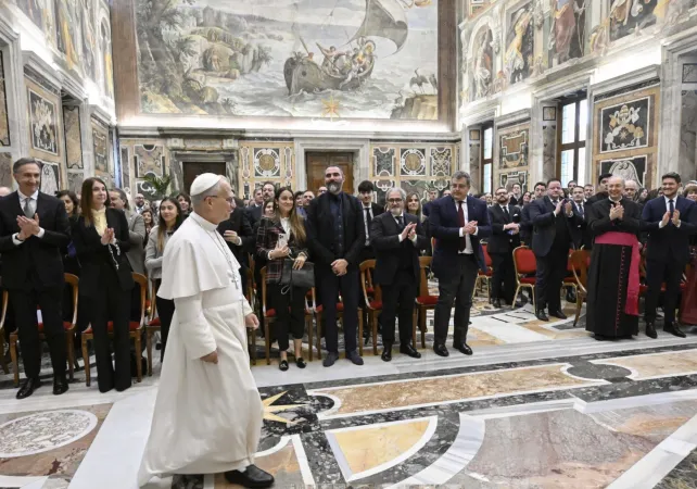 Papa Leone riceve organizzatori e artisti del Concerto con i poveri |  | Vatican Media
