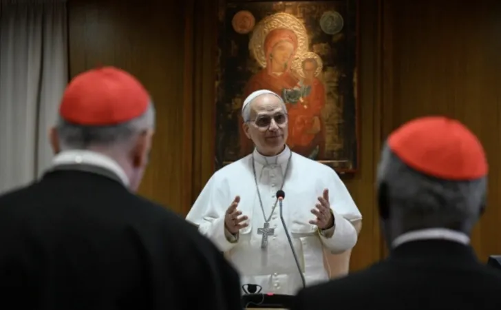 Papa Leone XIV e i cardinali |  | Vatican Media