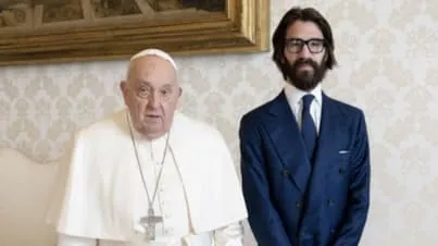 Papa Francesco e Del Vecchio |  | Vatican Media