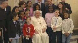 Papa Francesco al Summit di stamane / Credit Vatican Media