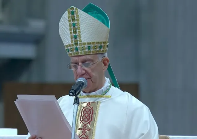 Monsignor Rino Fisichella, Pro-Prefetto del Dicastero per l'Evangelizzazione, Sezione per le Questioni Fondamentali dell'Evangelizzazione nel Mondo | Monsignor Rino Fisichella, Pro-Prefetto del Dicastero per l'Evangelizzazione, Sezione per le Questioni Fondamentali dell'Evangelizzazione nel Mondo | Credit Vatican Media