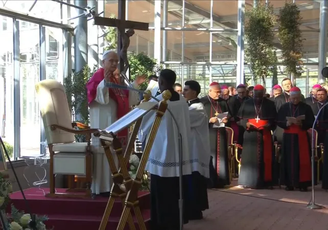 Papa Leone XIV al Borgo Laudato Sì |  | Vatican Media