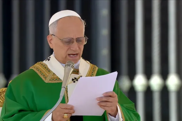 Papa Leone XIV alla Celebrazione di oggi / Credit Vatican Media