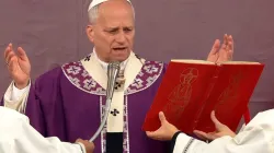 Papa Leone XIV alla Celebrazione di oggi / Credit Vatican Media