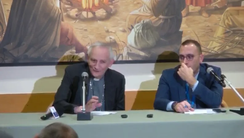 Un momento della conferenza stampa del pomeriggio | Un momento della conferenza stampa del pomeriggio | Credit Canale youtube Cei