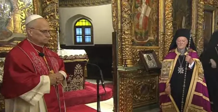 La doxologia nella chiesa patriarcale di San Giorgio a Istanbul | La doxologia nella chiesa patriarcale di San Giorgio a Istanbul | Credit Vatican Media