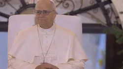 Papa Leone XIV durante l'incontro con i giovani libanesi / Credit Vatican Media