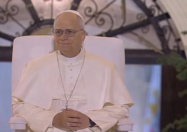 Papa Leone XIV durante l'incontro con i giovani libanesi | Papa Leone XIV durante l'incontro con i giovani libanesi | Credit Vatican Media