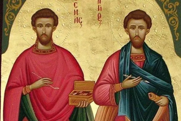 I santi Cosma e Damiano / Credit pd