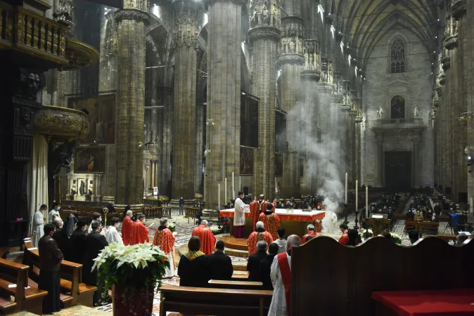 La messa per la pace nel duomo a Milano  |  | archivio Chiesa di Milano