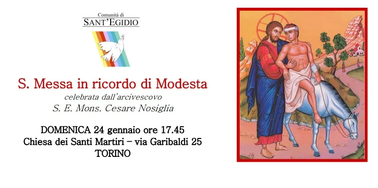 La locandina dell'evento |  | Sant'Egidio