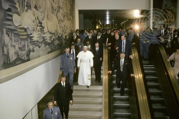 Giovanni Paolo II alle Nazioni Unite / UN