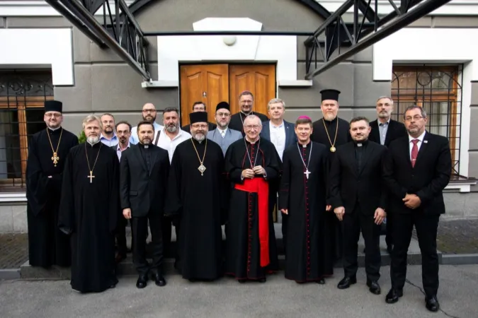 Consiglio Pan-Ucraino delle Chiese | Il Consiglio Pan-Ucraino delle Chiese durante la visita in Vaticano nel gennaio 2023 | Consiglio Pan-Ucraino delle Chiese