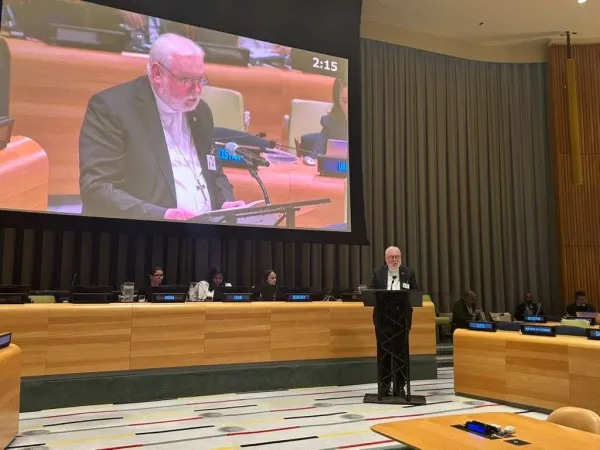 Gallagher Nazioni Unite | L'arcivescovo Gallagher alle Nazioni Unite | Holy See Mission