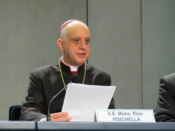 Mons. Rino Fisichella |  |  Stephen Driscoll - CNA