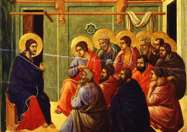 Gesù con i discepoli  |  | pubblico dominio 