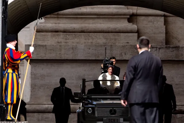 Papa Francesco durante l'udienza generale del 12 giugno 2019 / Daniel Ibanez / ACI Group